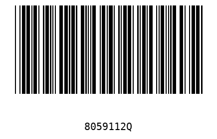 Barra Código 8059112