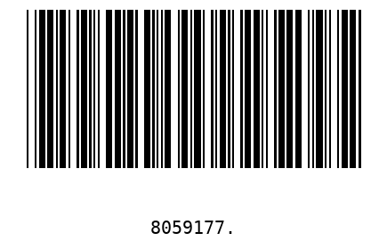 Barcode 8059177