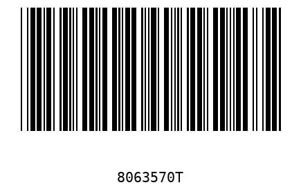 Barcode 8063570