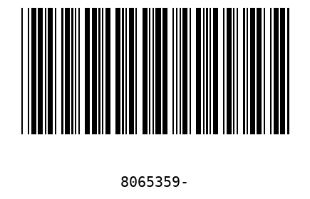 Barcode 8065359