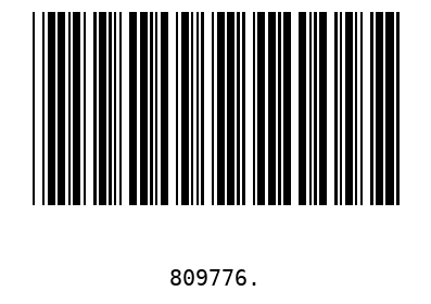 Barcode 809776
