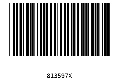 Barcode 813597