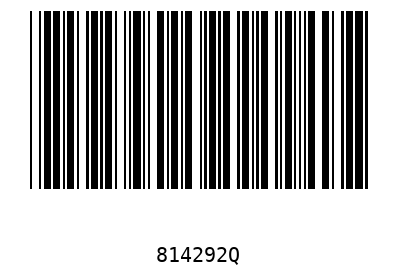Barcode 814292