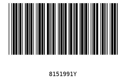 Bar code 8151991