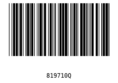 Barcode 819710
