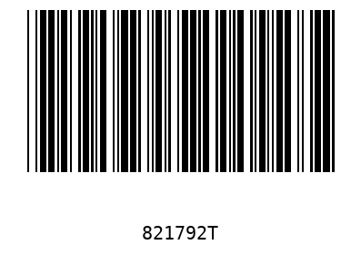 Bar code 821792