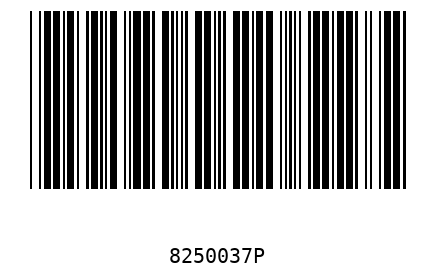Bar code 8250037