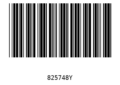 Barcode 825748