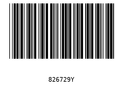 Barcode 826729
