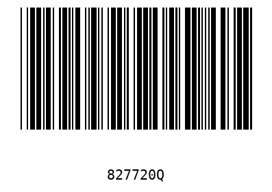 Barcode 827720