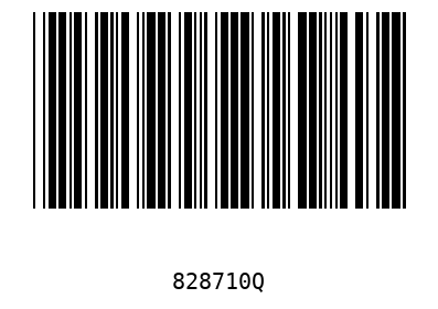 Barcode 828710