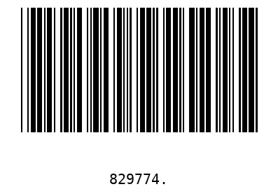 Barcode 829774