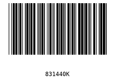 Barcode 831440