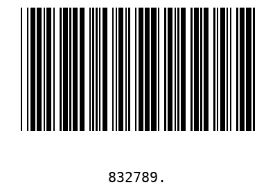 Barcode 832789