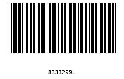 Bar code 8333299
