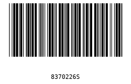 Barcode 8370226