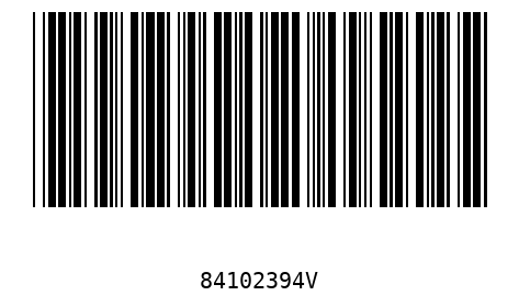 Barcode 84102394