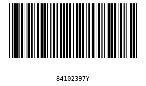 Barcode 84102397