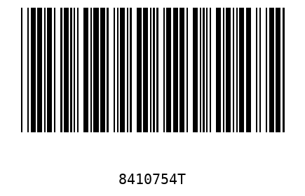 Barcode 8410754
