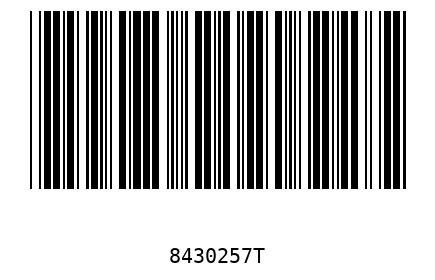 Barcode 8430257