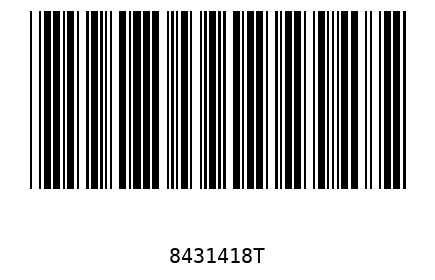 Barcode 8431418
