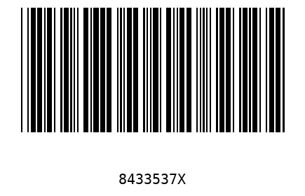 Barcode 8433537
