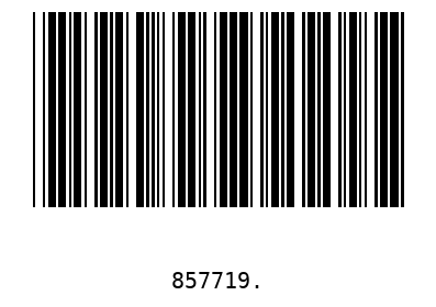 Barcode 857719
