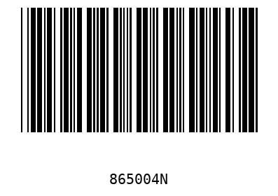 Barcode 865004