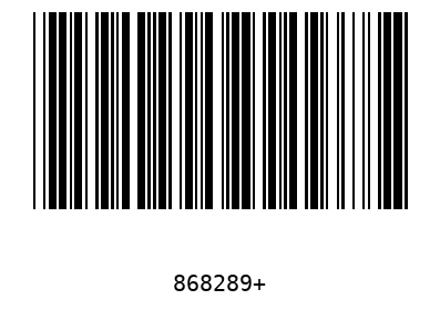 Barcode 868289