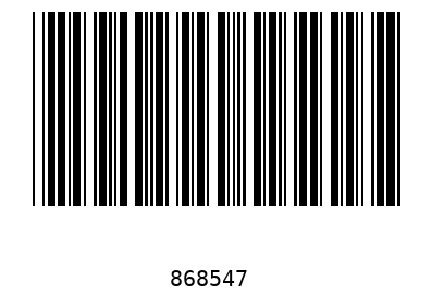 Barcode 868547