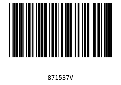 Barcode 871537