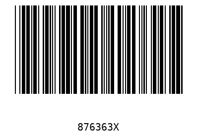 Barcode 876363