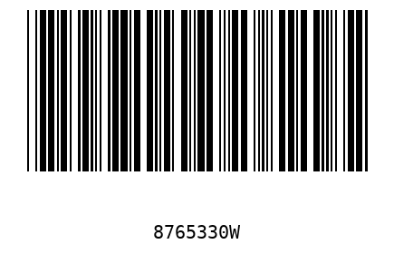 Barcode 8765330