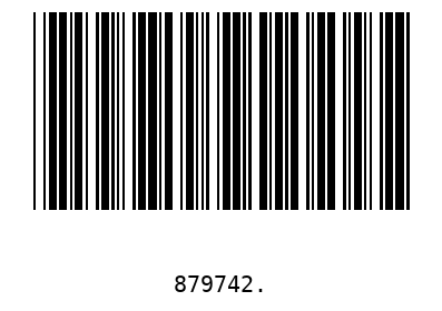 Barcode 879742