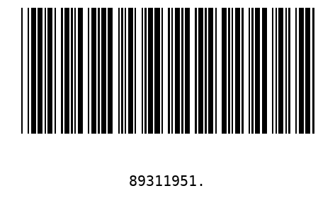 Barcode 89311951