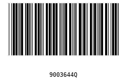 Barcode 9003644