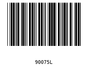 Barra Código, Code 39 90075