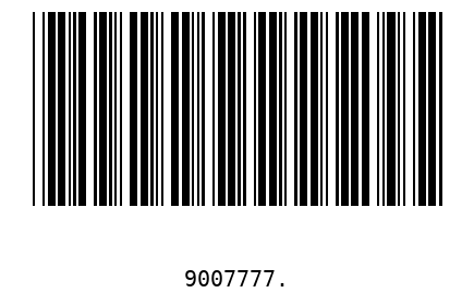 Barcode 9007777