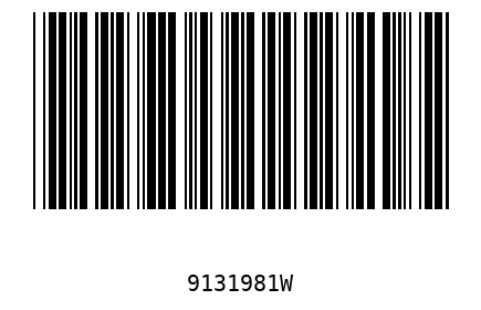 Bar code 9131981