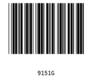Barra Código, Code 39 9151