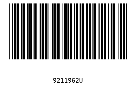 Bar code 9211962