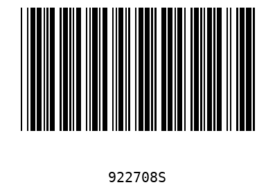 Barcode 922708
