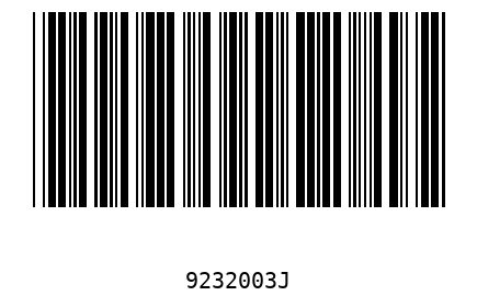 Bar code 9232003