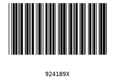 Barcode 924189