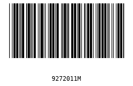 Bar code 9272011