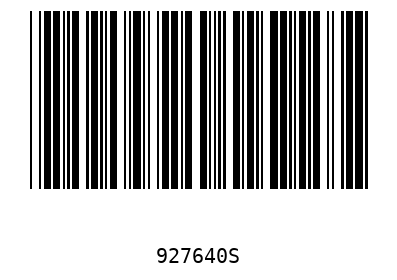Barcode 927640
