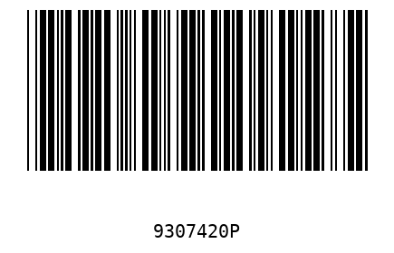 Barcode 9307420