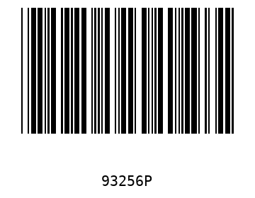 Barra Código, Code 39 93256