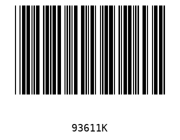 Barra Código, Code 39 93611
