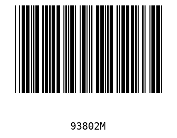 Barra Código, Code 39 93802